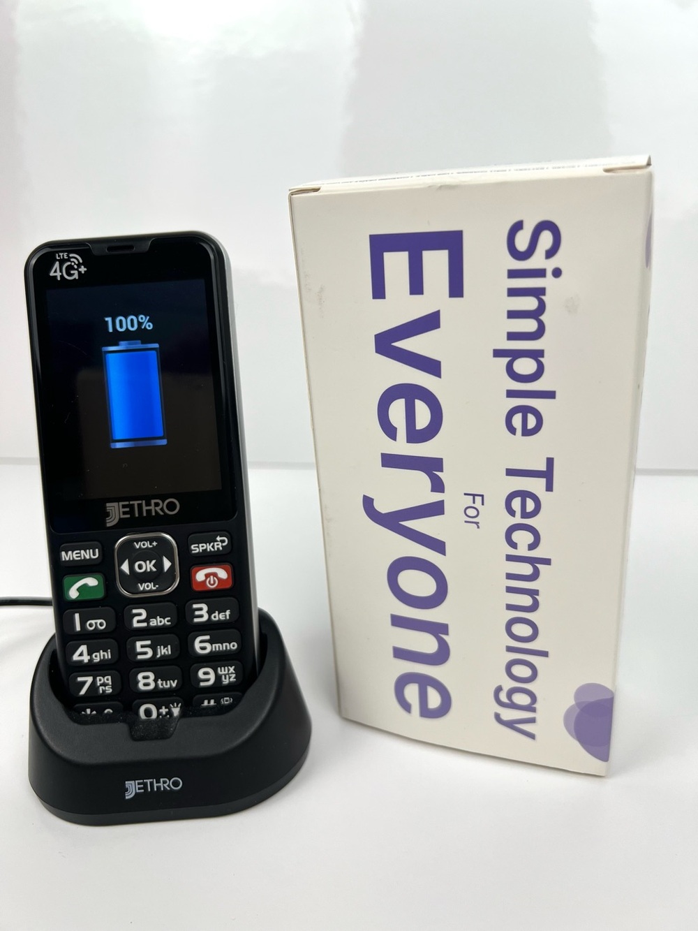 Jethro SC940 Basic Seniors Phone 4G Unlocked 2MP Camera Hearing Aid Compatible